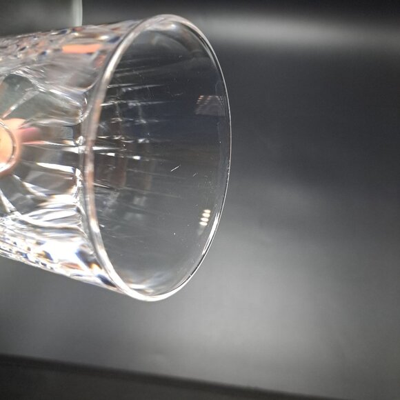 Vintage Crystal Wine Goblet Elegant Cut Glass Stemware - Picture 8 of 13